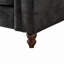 Canapé Chesterfield en tissu 2 places avec accoudoirs roulés High-Tech Chesterfield