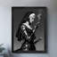 Reproduction d'art encadré noir rétro-113817788