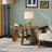 31.5" Circle Coffee Table for Living Room, 2-Tier Wood Accent Center Table with Open Storage-419119759