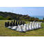 25" Giant Plastic Chess Set with Quick Fold Nylon Board