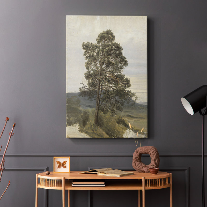 Paysage rétro CCLIX - galerie Cavas, H 27 po x l 18 po