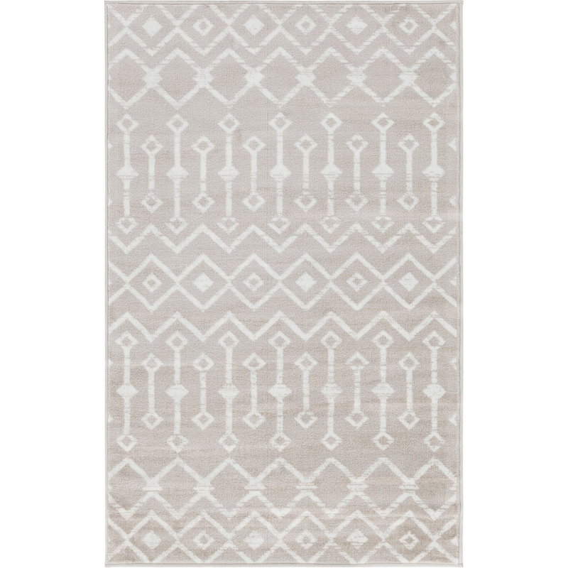 Aemtenan Abstract Indoor Rug, Rectangle 3'3" x 5'3"