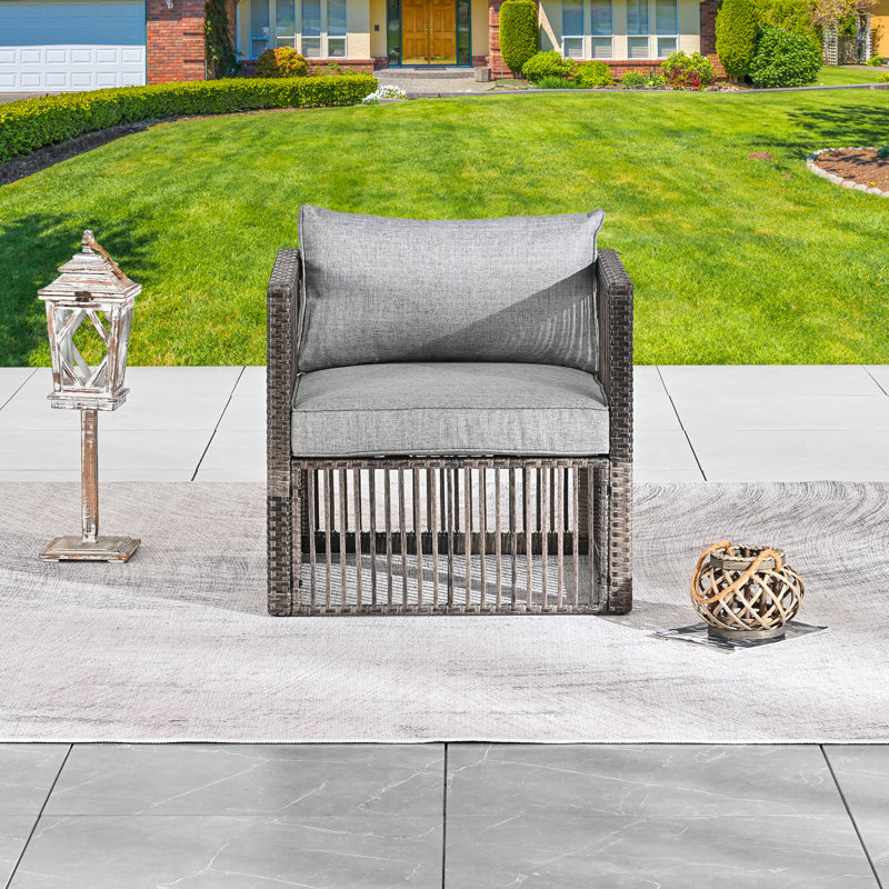 Chaise longue de patio avec coussins Avebury