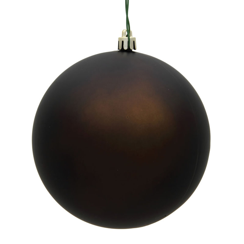 Ornement boule des Fêtes seulement, H 8 po x l 8 po x P 8 po, Chocolat