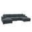 Anchoretta 134" Wide Reversible Modular Sectional with Ottoman-225983074