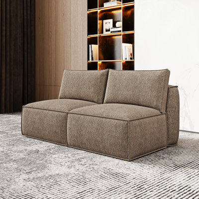 Canapé modulaire en chenille Boneless