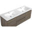 Meuble-lavabo double 59 po avec plateau en résine Followill-392087435