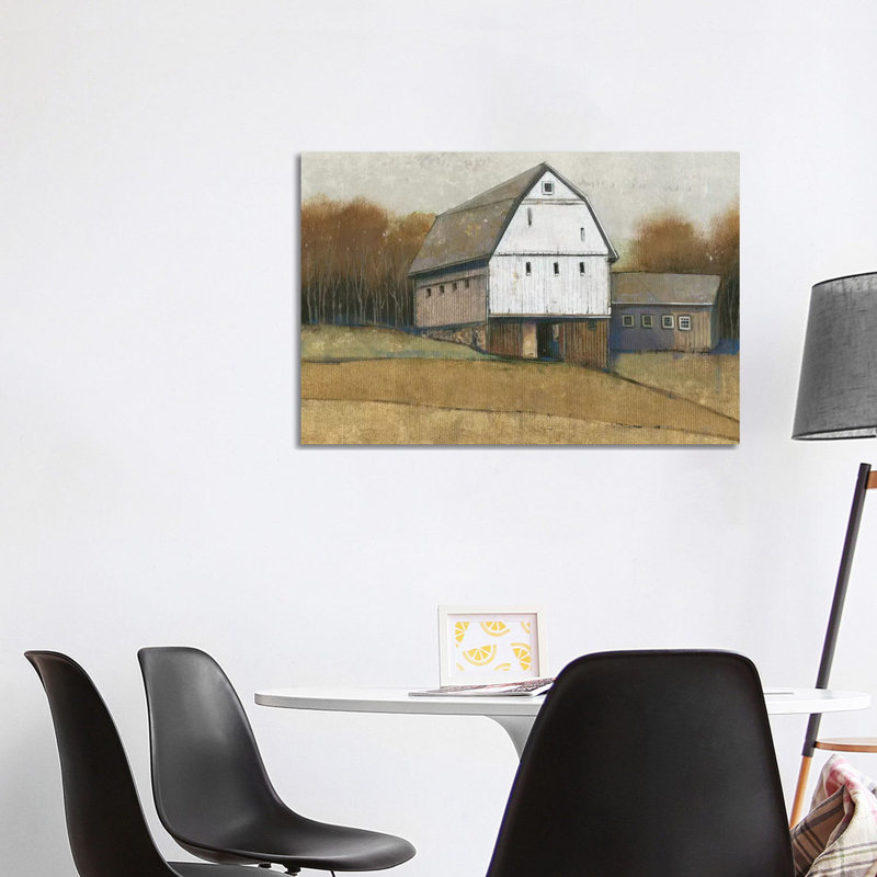 White Barn View II by Tim OToole - Wrapped Canvas Painting, 101.6 cm H x 66.04 cm W x 1.91 cm D