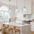 Adjustable Pendant Light With Hammered Glass Shade