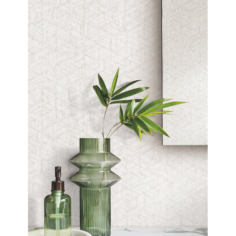 Rune Abstract Wallpaper Roll, Mother Of Pearl