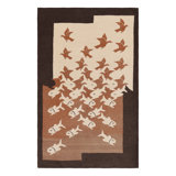Rug & Kilim’S “Sky And Water II” M.C. Escher-Style Tapestry With Pictorials
