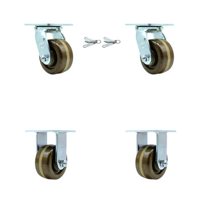 4 Piece Phenolic Caster Set