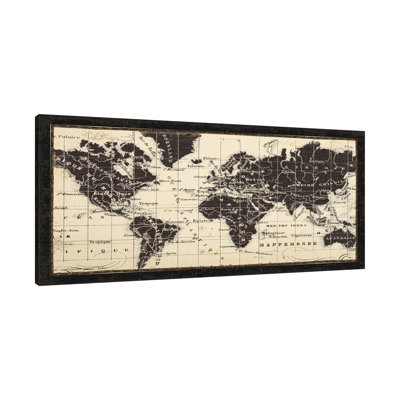 " Old World Map Parchment " by Pela Studio