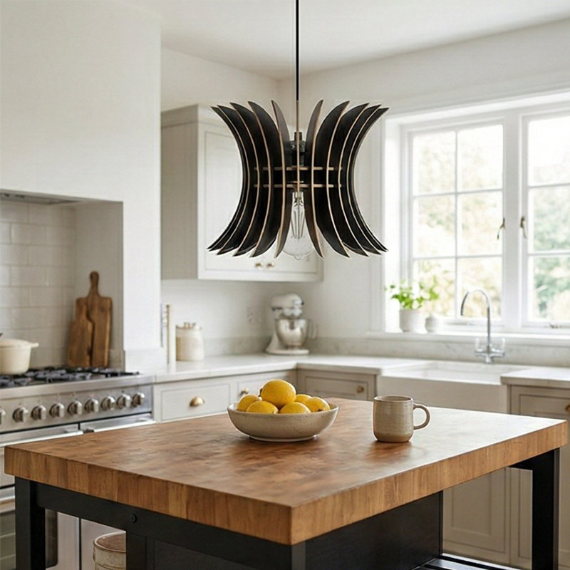 Pompilian Chandelier, Black