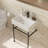 Wenty 17'' Ceramic Rectangular Bathroom Sink