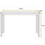 Laege Metal Base Writing Desk-108311881-108311880