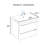 30" Modern Wall-Mounted Single Bathroom Vanity With 2-Drawers-2028466791-2028466788
