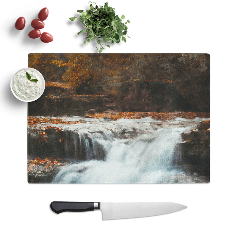 Forest Stream Vol.5 Chopping Board, 0.4cm H x 28.5cm W x 39cm L