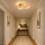 Kucharski 3‑Light Champagne Gold Dimmable LED Flush Mount Ceiling Light With Remote for Living Room Bedroom