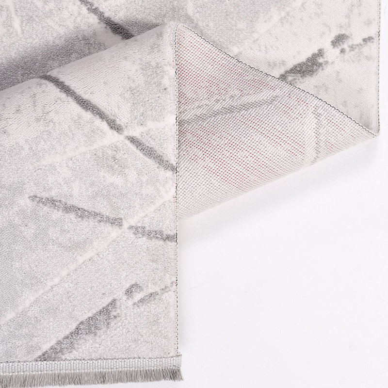Modern/Abstract Beige Machine Washable Non-Slip Area Rug, Rectangle 2'8" x 5'