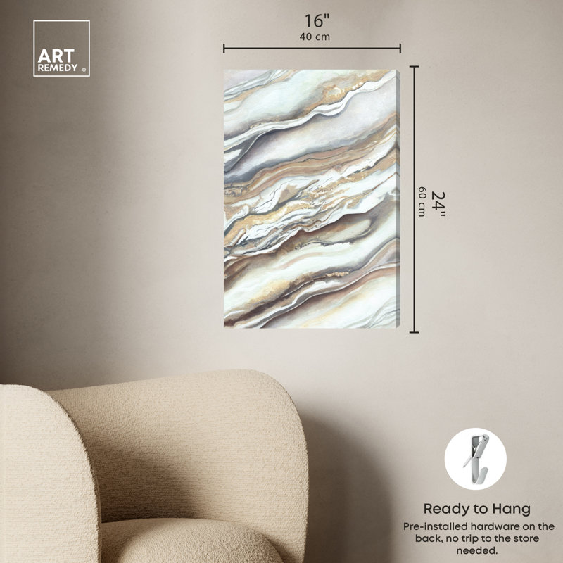 Art Remedy, H 24 po x l 16 po, Toile tendue