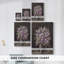«Vintage Floral Print» CCLXIX - Impression sur toile tendue-1080631631