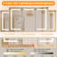 Armoire à pharmacie lumineuse pour salle de bain avec douilles et supports, l 60 po x H 36 po, à intensité variable et à réglage de la couleur, facile à installer-1692954368