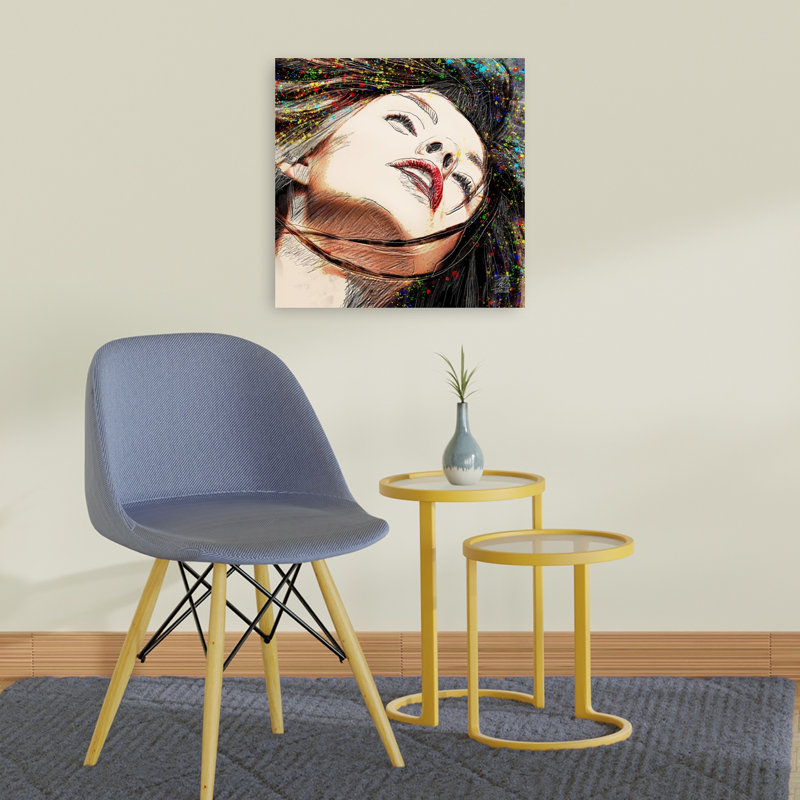 Impression d'art abstrait contemporain abstrait, 24" H x 24" W