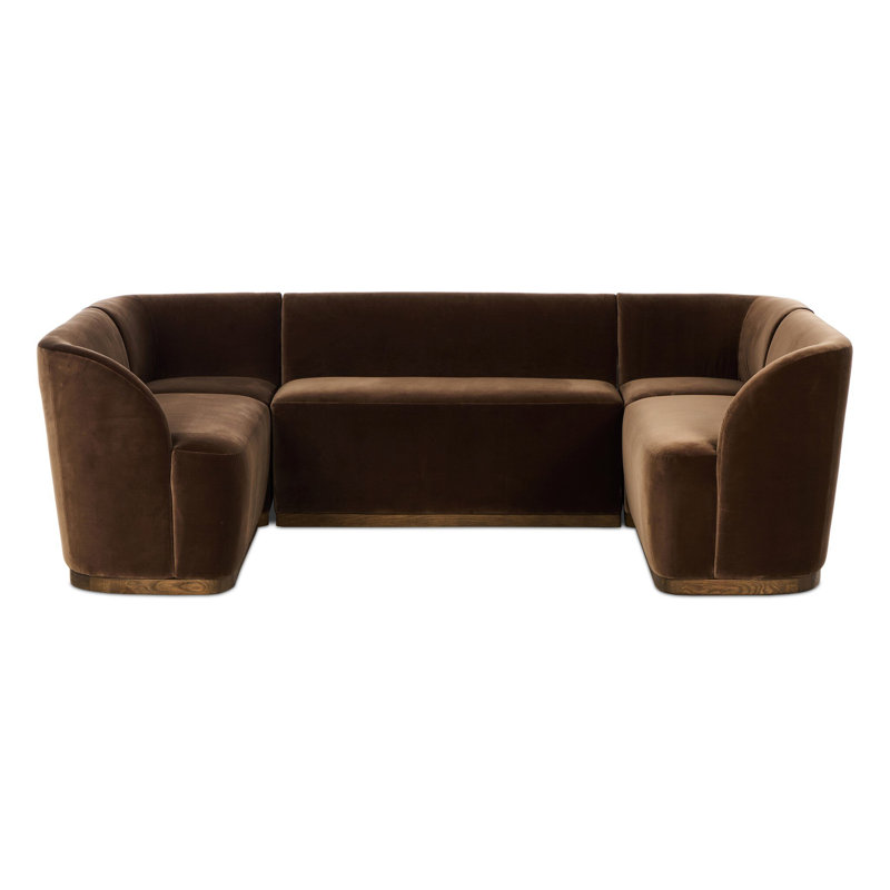 Dorset Banquette U Shape 130, 31.5" H x 102.5" W x 76" D