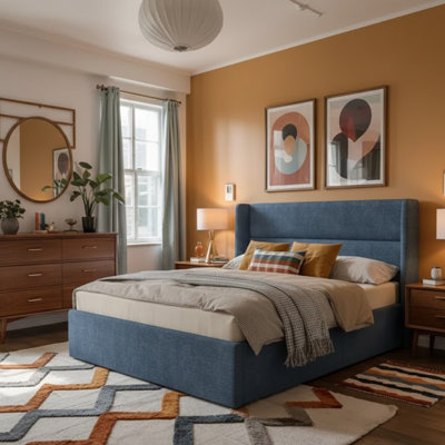 Upholstered Ottoman Storage Bed