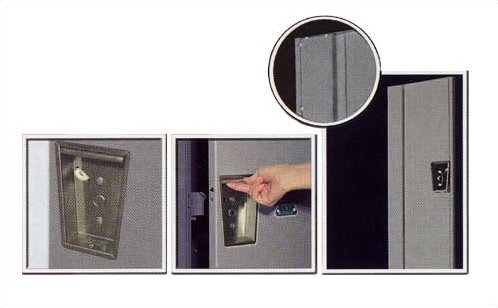 Casier de rangement 3 étages pour le stock silencieux Maintenance-Free, L 36 po x P 15 po x H 78 po, Gris foncé