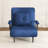 Space-saving Convertible Beds With Steel Frame, Modern Blue Design For Home & Office