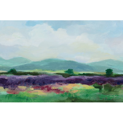 «May Lavender Field I», reproduction sur toile