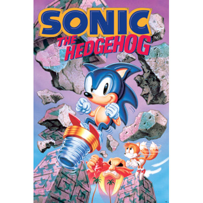  Officially Licensed Sonic the Hedgehog - Breakthrough Art Poster - 24 x 36 Inch - Decorative Print - Poster Paper - Ready to Frame