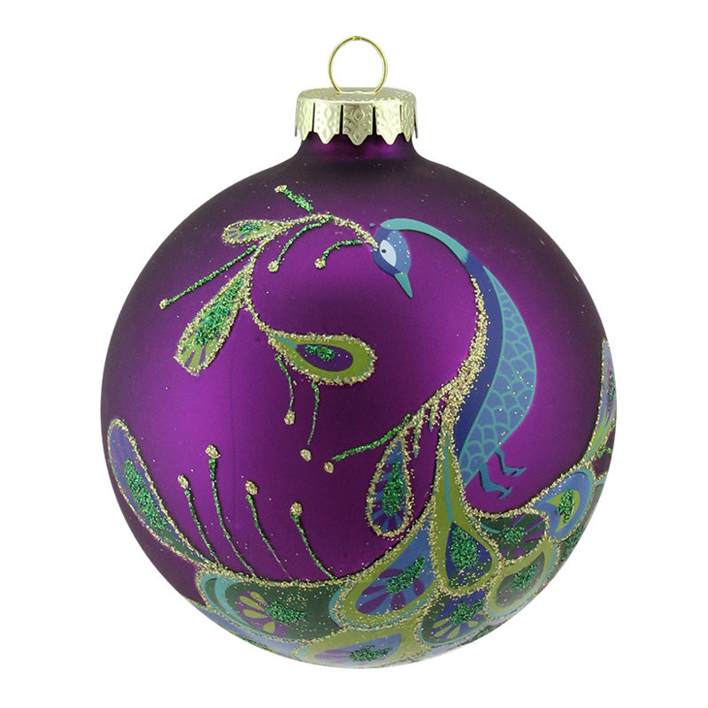 Ornement de Noël 4 po, Bleu