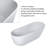 65.4'' x 30'' Freestanding Soaking Solid Surface Bathtub