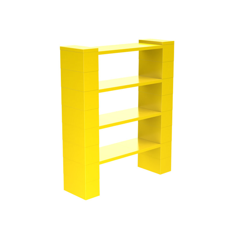 EverBlock 4 Level Shelving Kit, Yellow