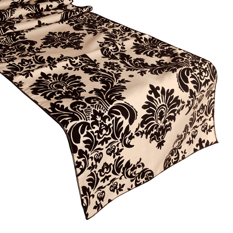 Batum, Black/Beige, 108" x 12"