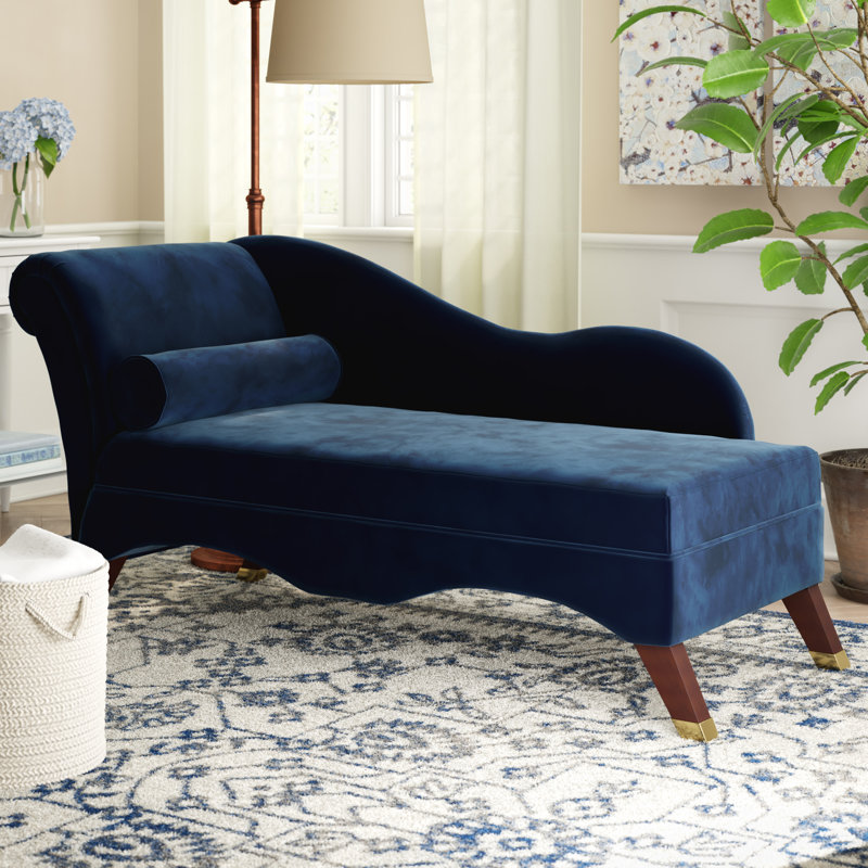 Méridienne Schumacher, Velours bleu marine