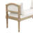 Elora Upholstered Bench With Turned Legs & Side Cushions-119625511