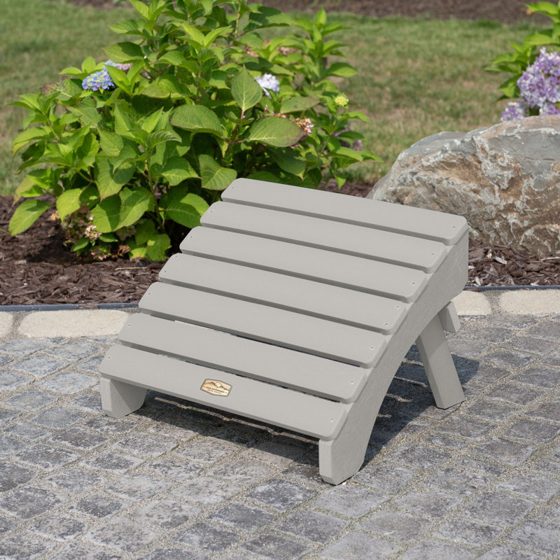 Newberg Outdoor Ottoman, Harbour Grey
