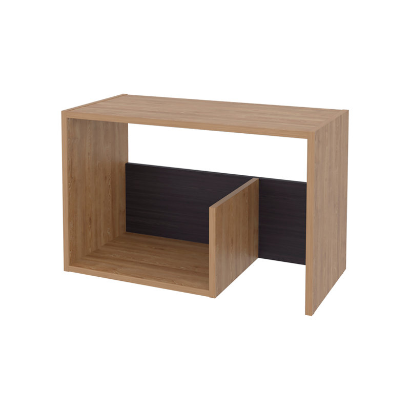 Table d'appoint Vega en mélamine avec rangement ouvert