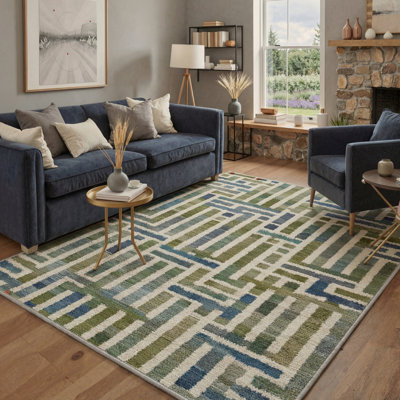 Tapis lavable à la machine Modern Modern