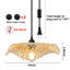 Luminaire suspendu en rotin tissé rustique en bambou avec abat-jour lustre en rotin et osier
