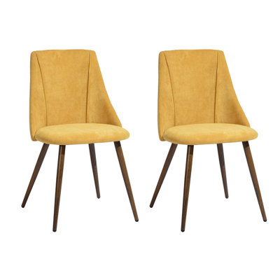 Fetter 47cm H Terry Fabric Upholstered Side Chair
