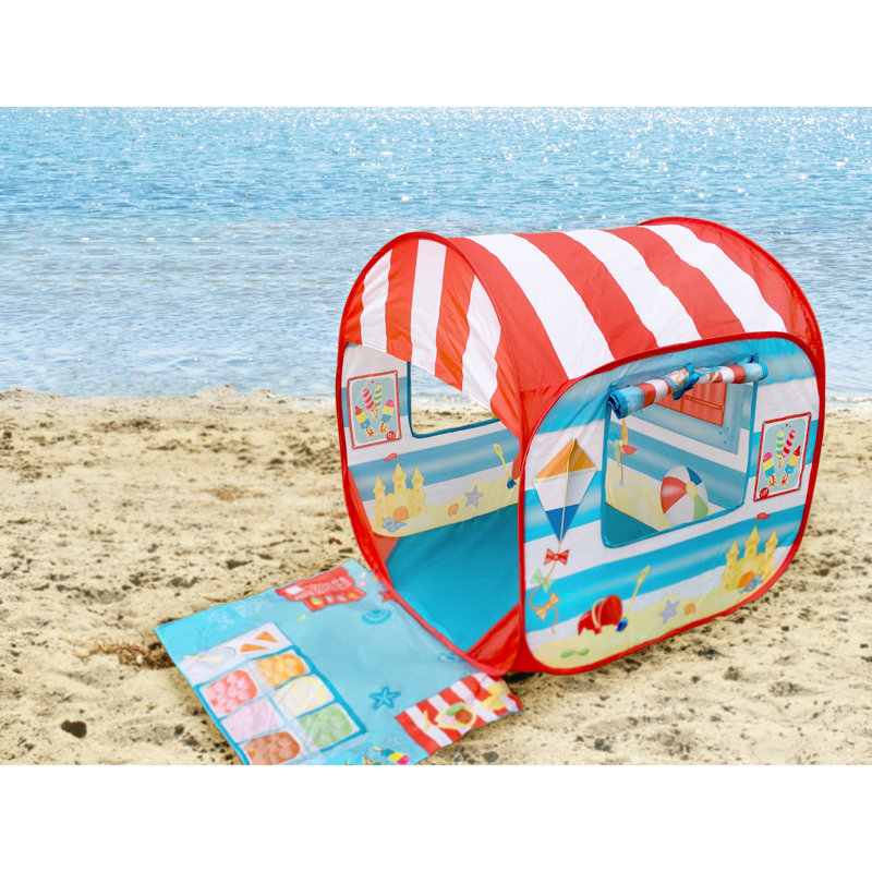 Tente de jeu intérieure / extérieure en polyester 2,5 pi x 2,4 pi avec sac de transport