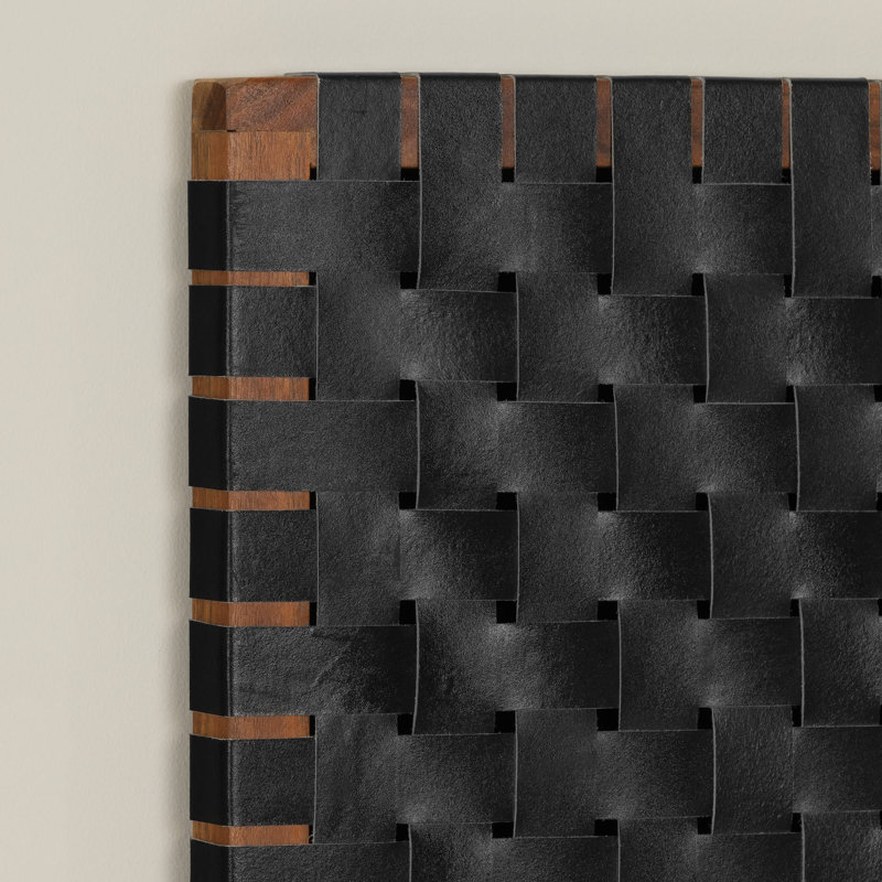 Balka Solid Wood Headboard, Matte Black