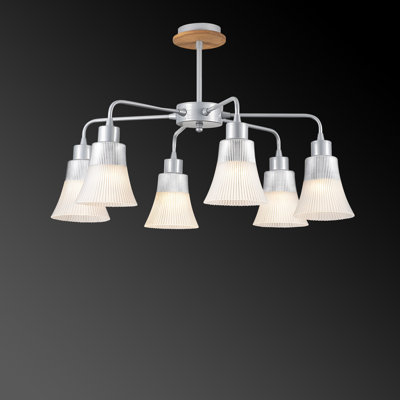 Glass Semi Flush Mount
