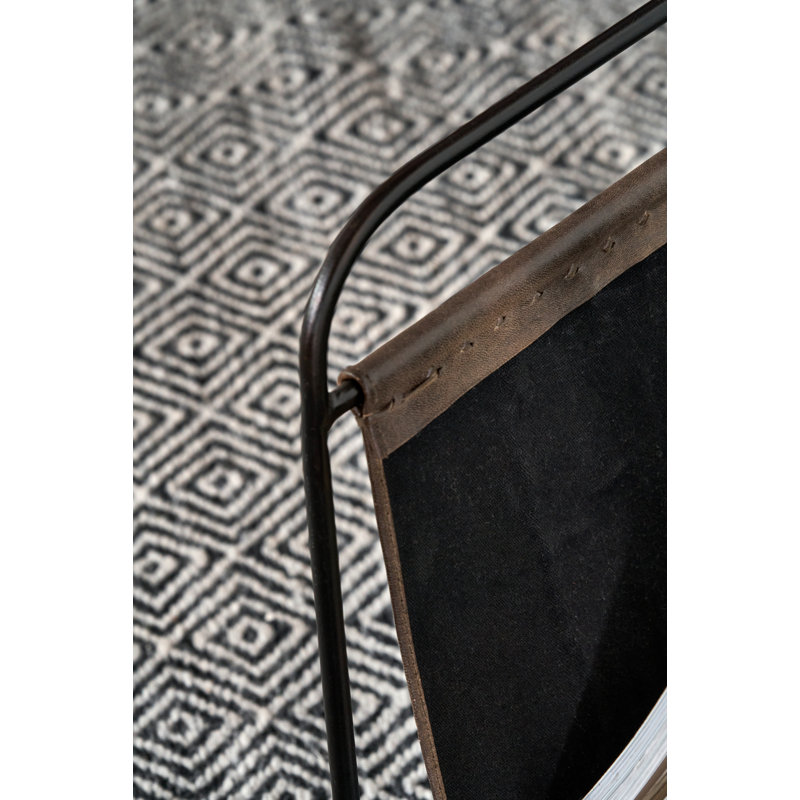 Free Standing Magazine Rack, Peppercorn