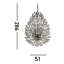 gar 20-Light Single Chandelier